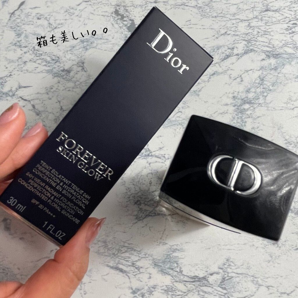 ディオールスキン フォーエヴァー フルイド グロウ/Dior/リキッドファンデーションを使ったクチコミ（3枚目）