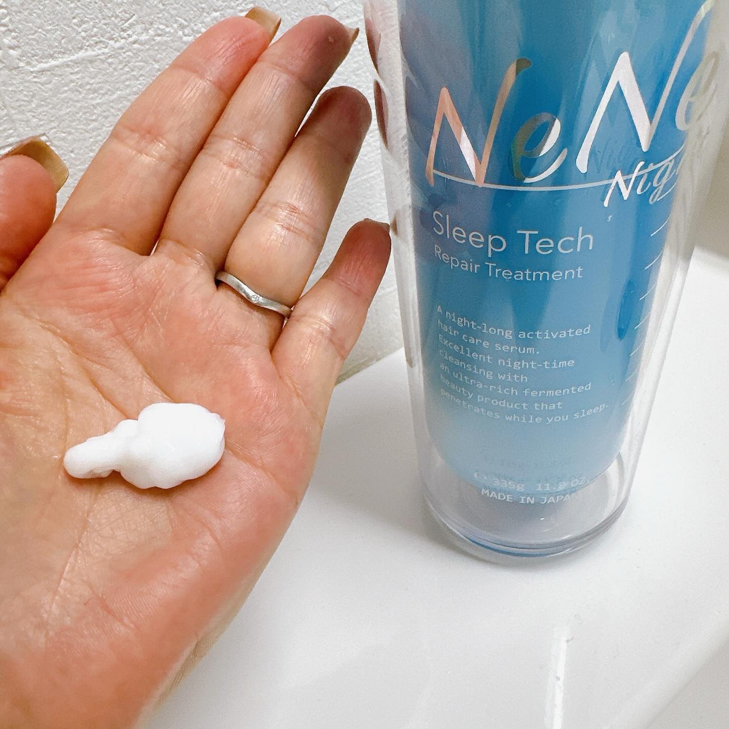 スリープテック リペア シャンプー／ヘアトリートメント/NeNe Night/市販シャンプーを使ったクチコミ（3枚目）