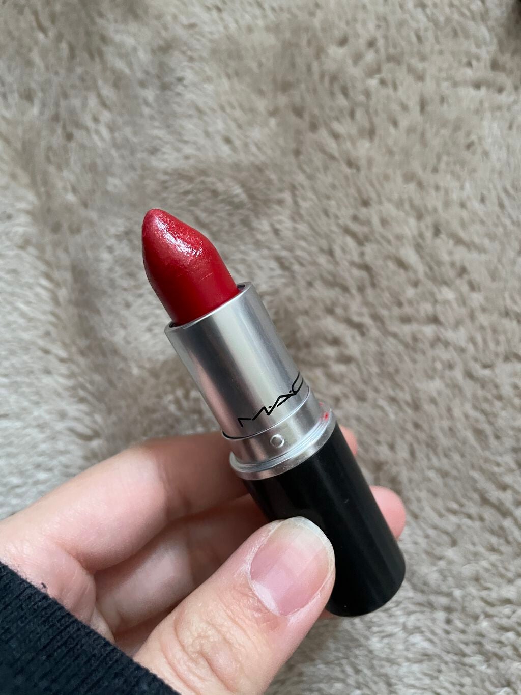 yuun on LIPS 「MACのリップ💗いい赤味で顔色をパッと明るく見せてくれましたテ..」(1枚目)