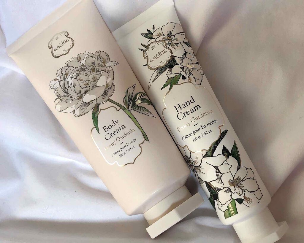 ボディクリーム チューブ チェリーブロッサム/Laline/ボディクリームを使ったクチコミ（1枚目）