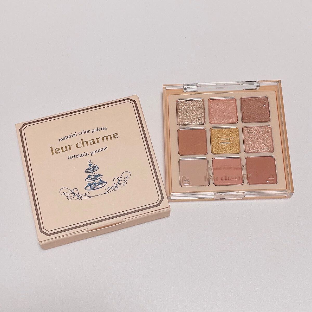 マテリアルカラーパレット/leur charme/アイシャドウパレットを使ったクチコミ（1枚目）