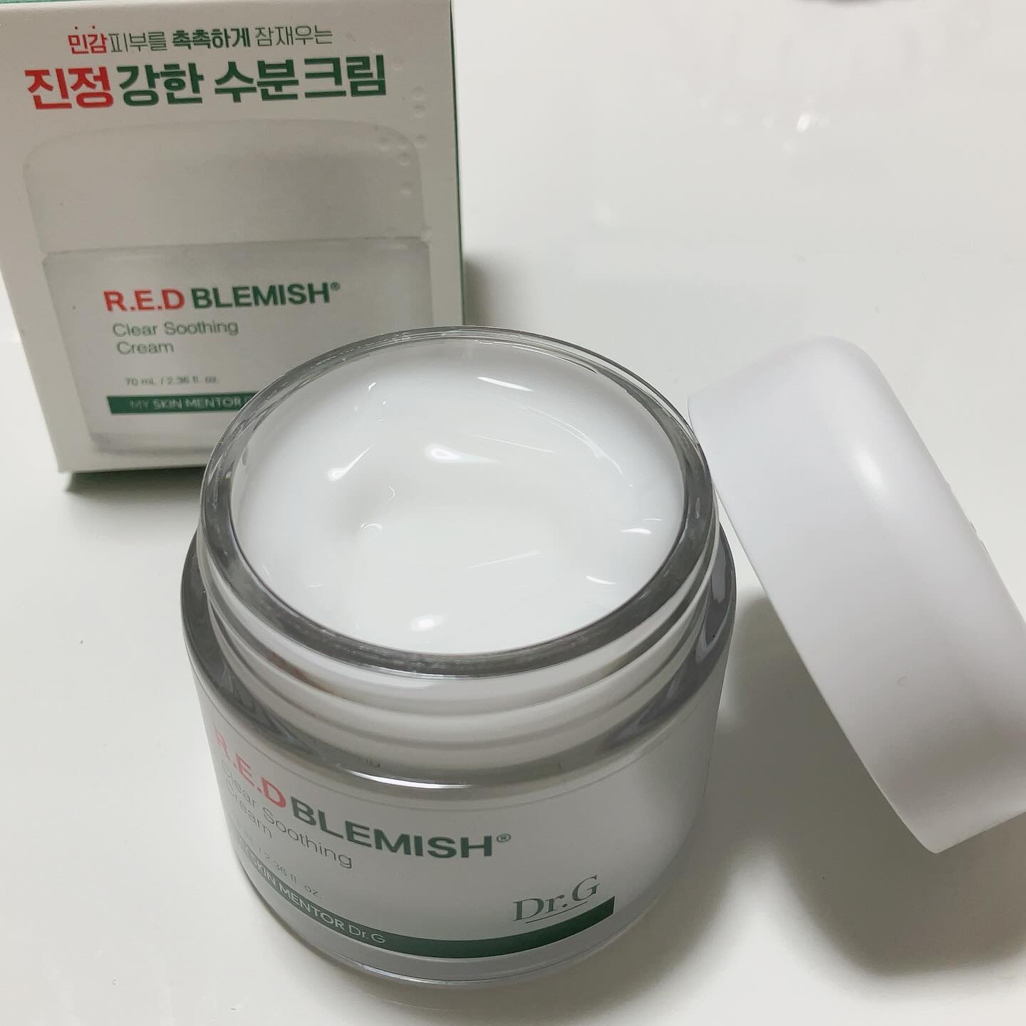 レッドブレミッシュ クリアスージングクリーム/Dr.G/フェイスクリームを使ったクチコミ（2枚目）