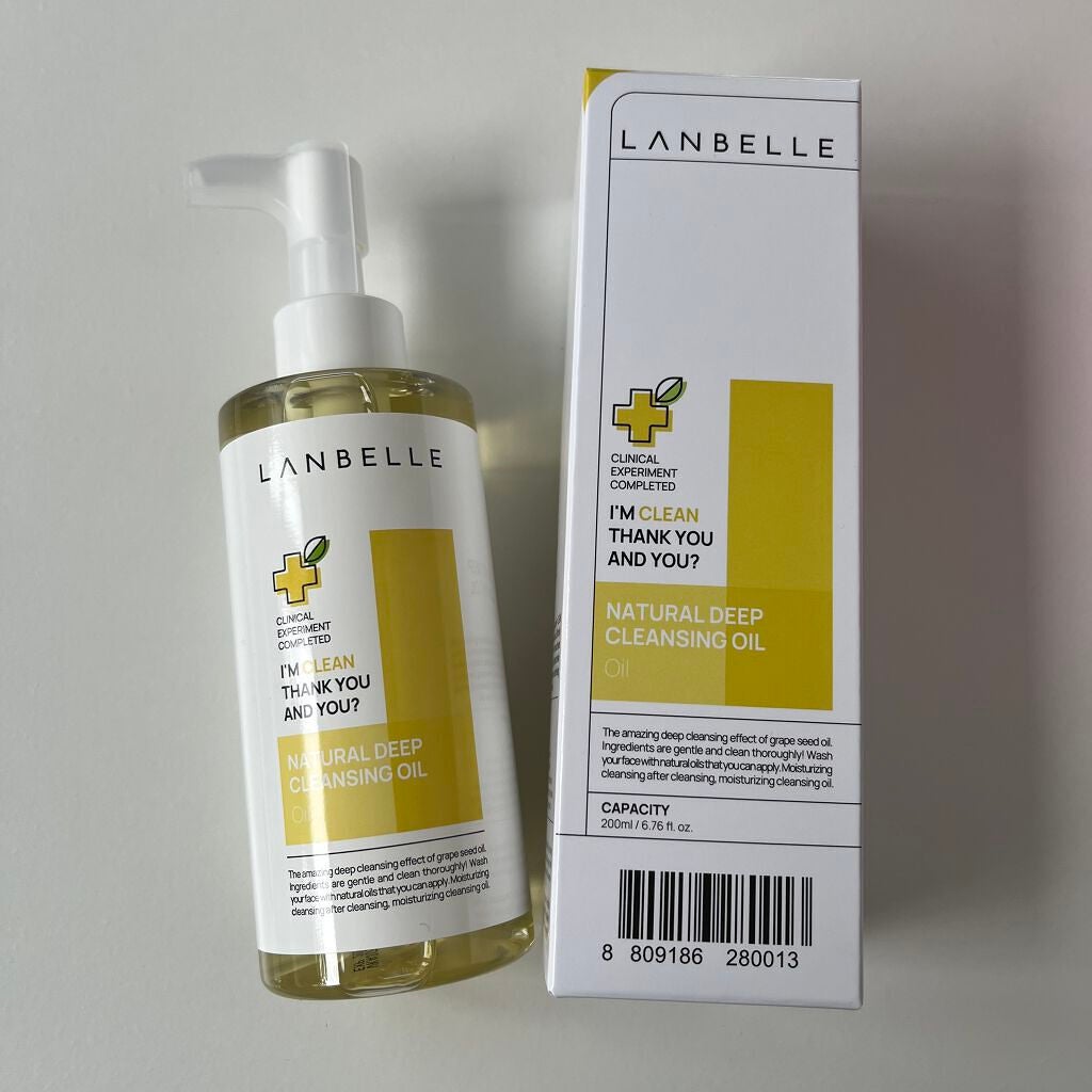 ナチュラルディープクレンジングオイル/LANBELLE/オイルクレンジングを使ったクチコミ(1枚目)