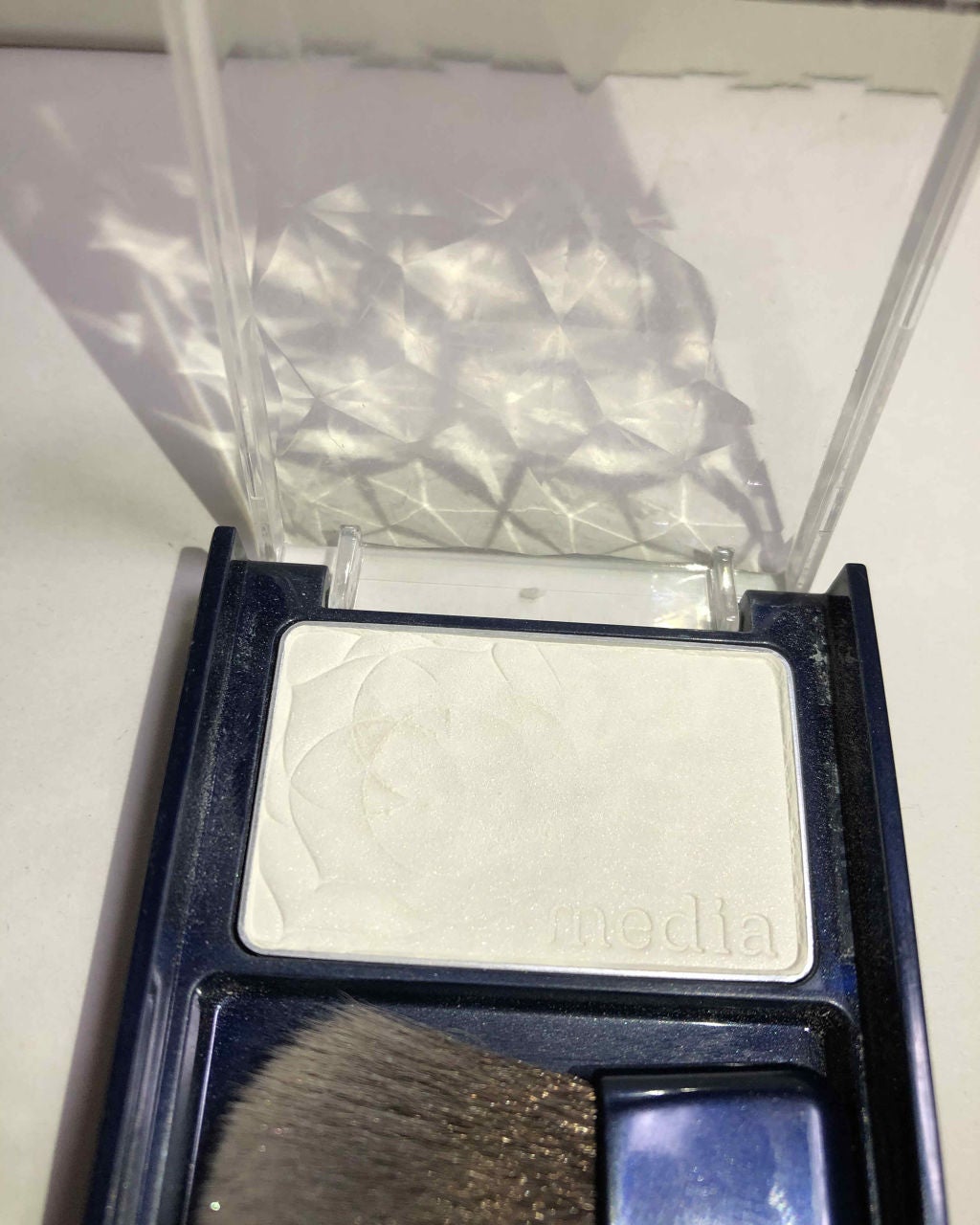 ブライトアップチークN/media/パウダーチークを使ったクチコミ(2枚目)