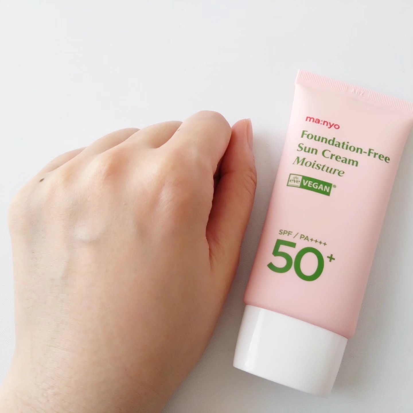 ファンデフリー サンクリーム モイスチャー/manyo/日焼け止めクリームを使ったクチコミ（3枚目）