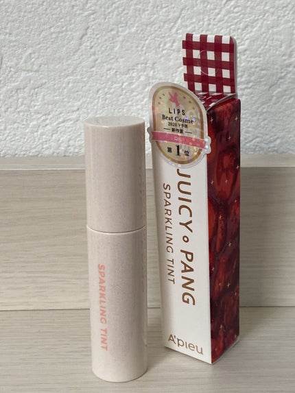 アピュー ジューシーパン スパークリングティント/A’pieu/口紅を使ったクチコミ(1枚目)
