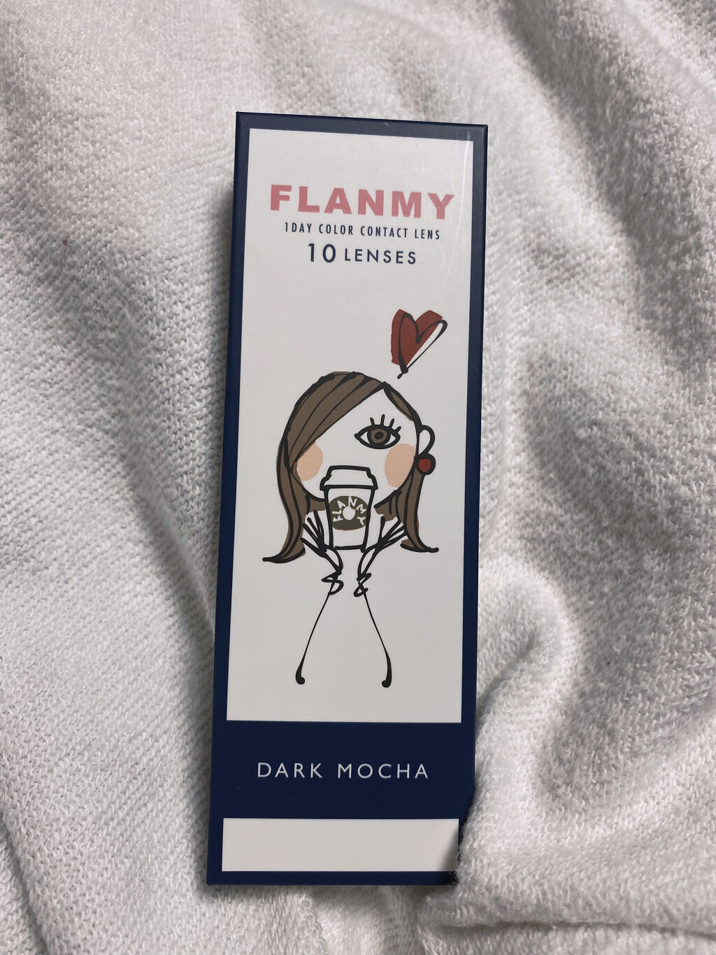 FLANMY 1day ダークモカ/FLANMY/ワンデー（１DAY）カラコンを使ったクチコミ（1枚目）