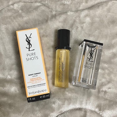 ピュアショット ナイトセラム スターター キット/YVES SAINT LAURENT BEAUTE/スキンケアキットを使ったクチコミ（3枚目）