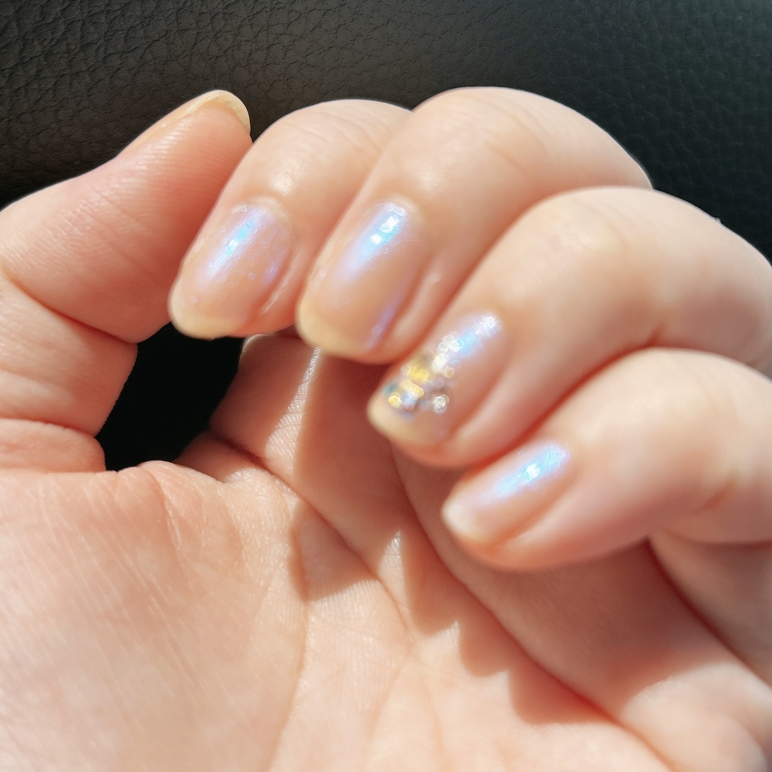 クイッククリスタルコートⅡ/ネイリスト/ネイルトップコートを使ったクチコミ（3枚目）