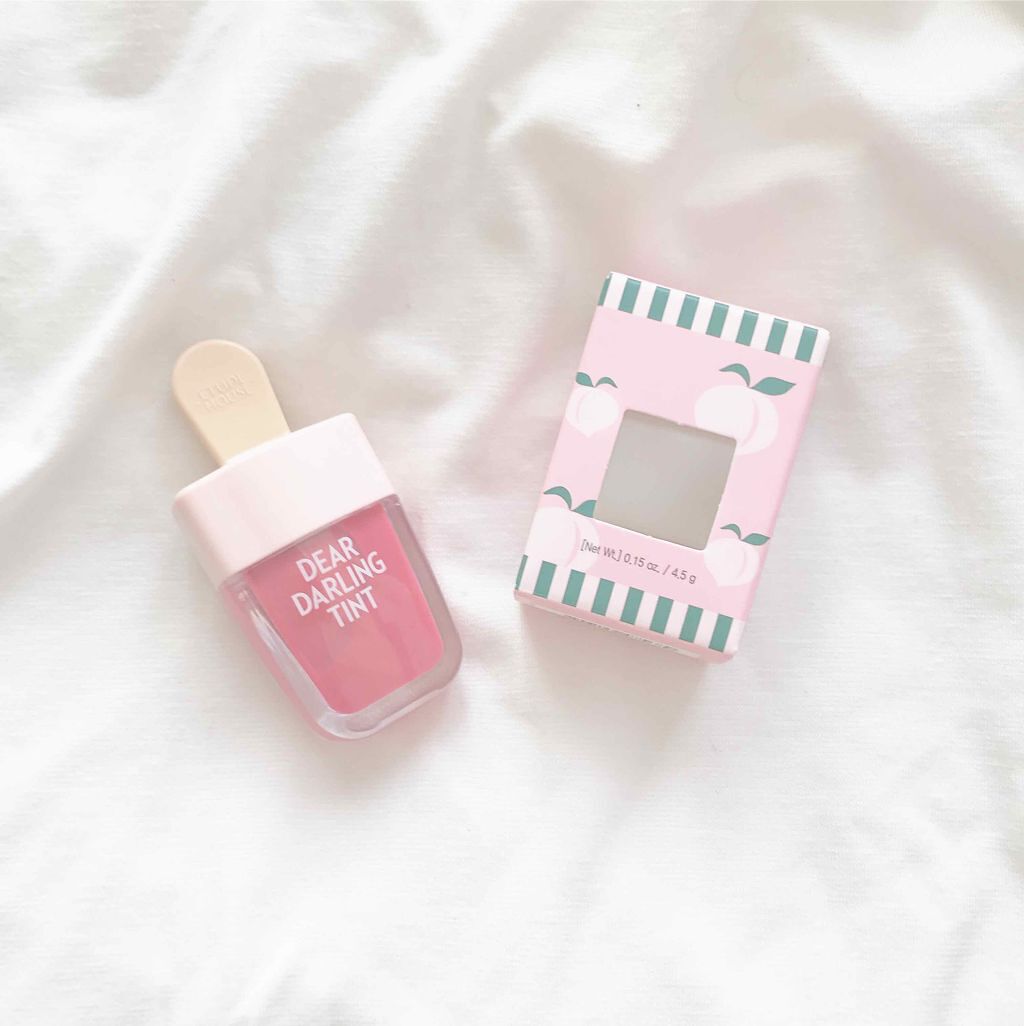 ディアダーリン ウォータージェルティント （アイスティント）/ETUDE/口紅を使ったクチコミ（1枚目）