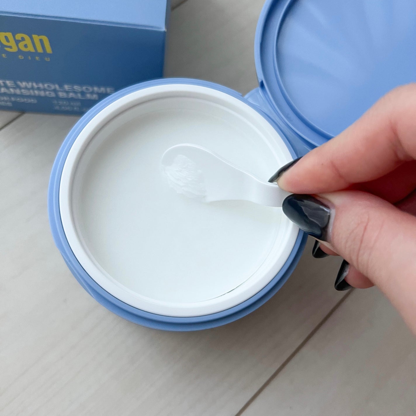 カラーフードシリーズホワイトホールサムクレンジングバーム/Tovegan/クレンジングバームを使ったクチコミ(2枚目)