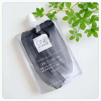 ダブル ブラック ウォッシャー/ONE BY KOSE/その他洗顔料を使ったクチコミ(1枚目)