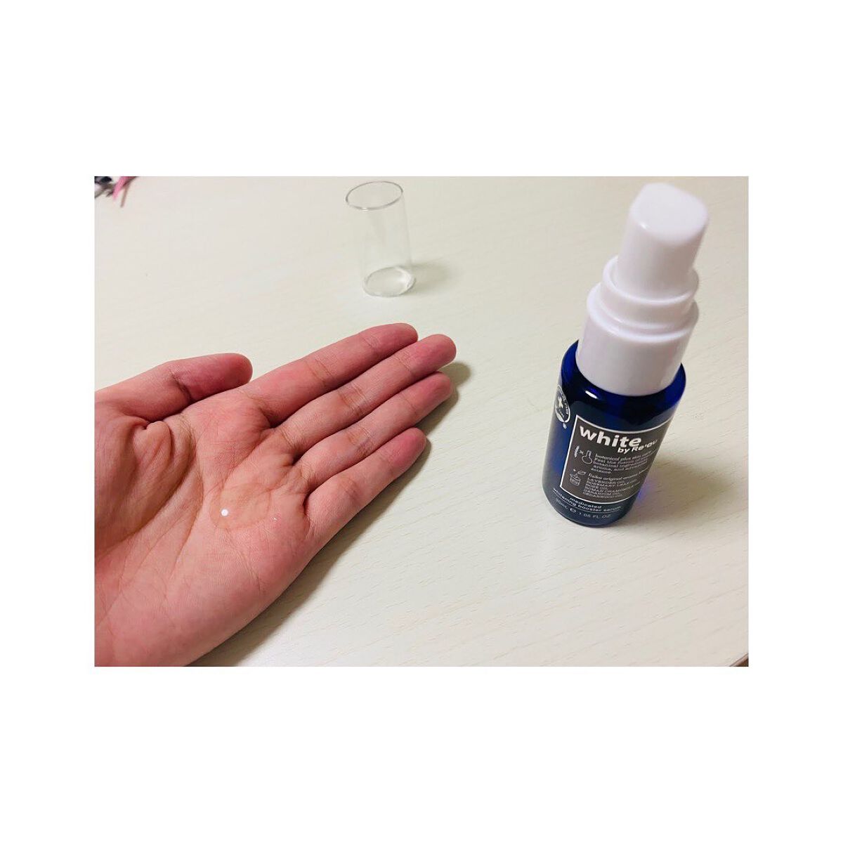 white by Re'au 薬用ホワイトニング リフトジェル（さっぱり）/botanical plus /フェイスクリームを使ったクチコミ（2枚目）