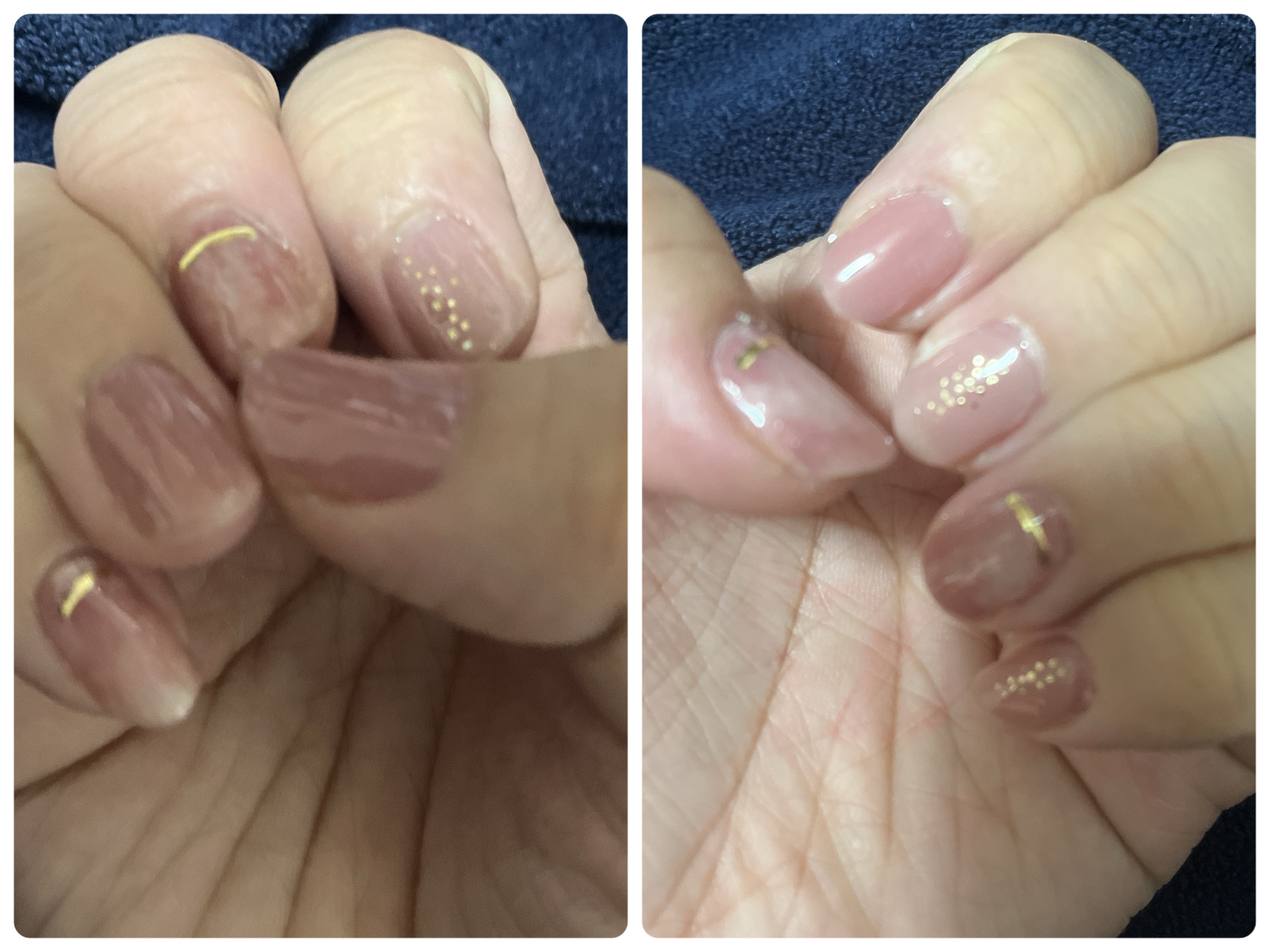 ノンワイプトップコート/セリア/ジェルネイルを使ったクチコミ（1枚目）