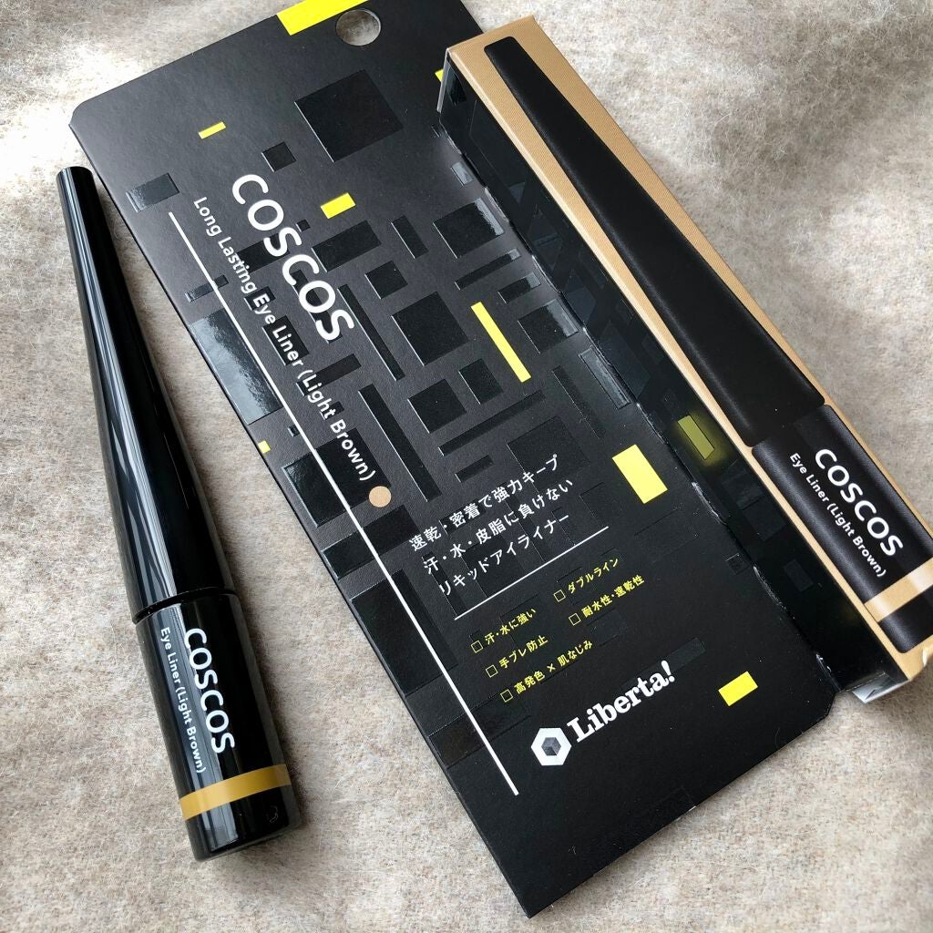 ロングラスティングアイライナー/COSCOS/リキッドアイライナーを使ったクチコミ(1枚目)