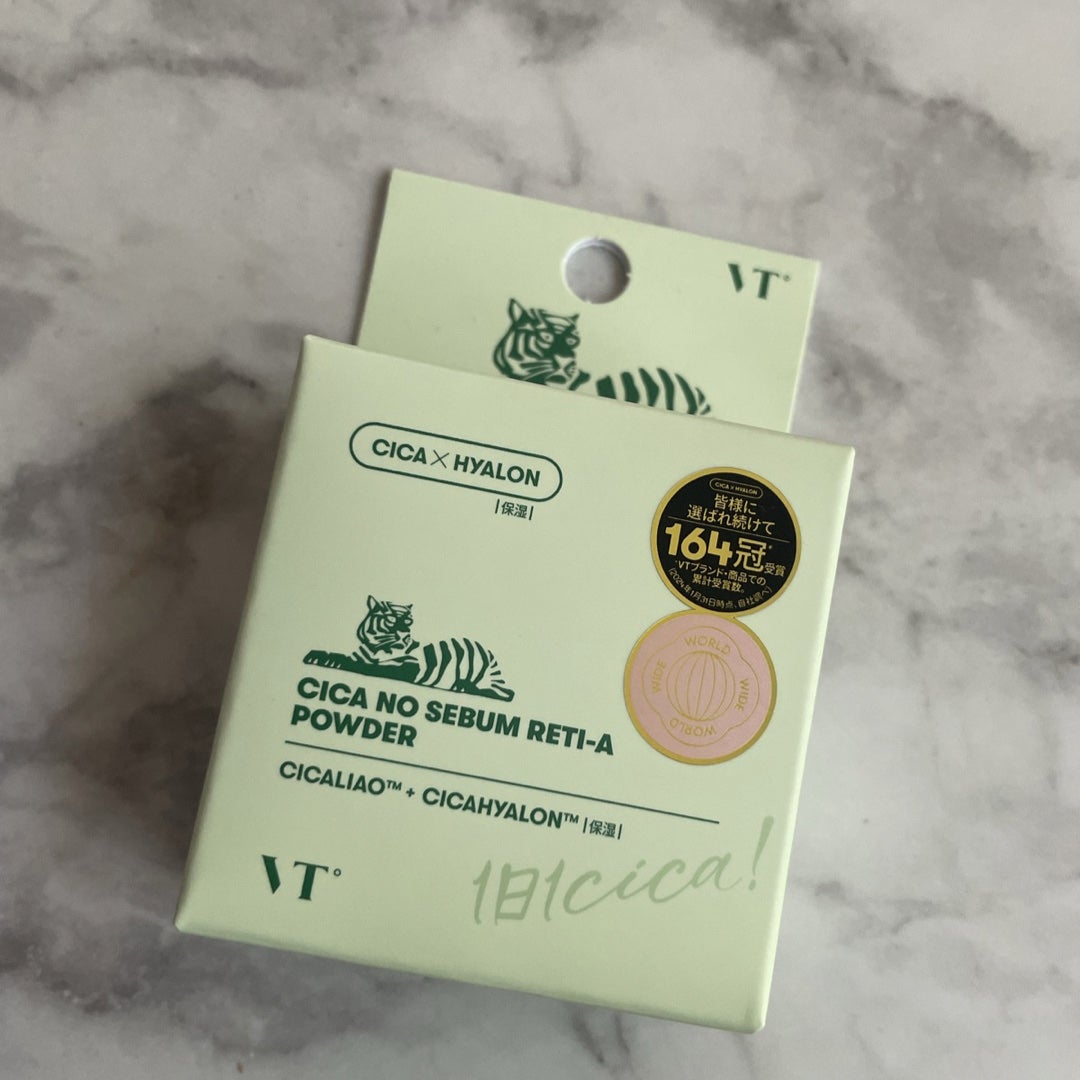 CICA ノーセバムレチAパウダー/VT/ルースパウダーを使ったクチコミ(2枚目)