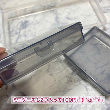 メイクアップケース(ミラー付き)/DAISO/その他化粧小物を使ったクチコミ（3枚目）