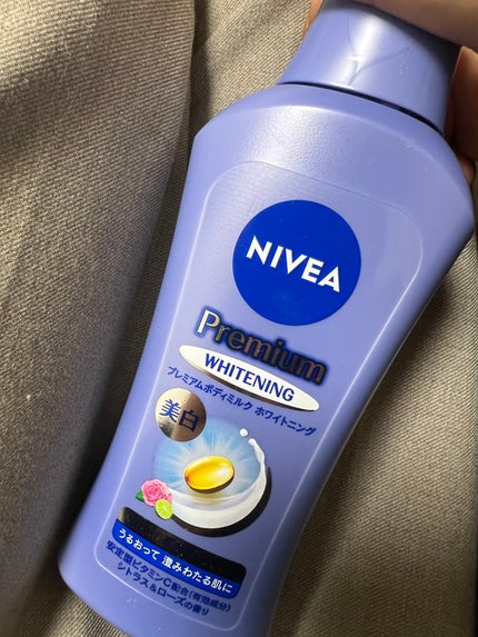 プレミアムボディミルク ホワイトニング【医薬部外品】 /ニベア/ボディミルクを使ったクチコミ(1枚目)
