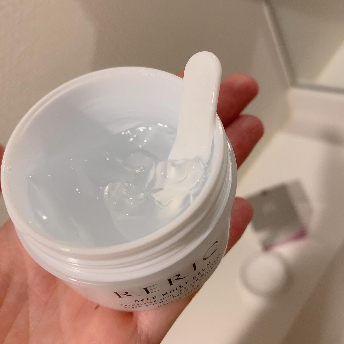 ディープモイストバーム/RERIQ/フェイスクリームを使ったクチコミ（2枚目）