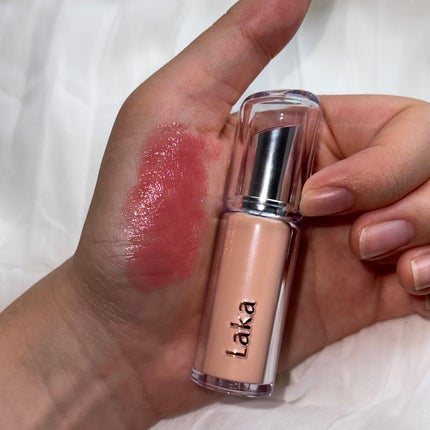 ボンディンググロウリップスティック/Laka/口紅を使ったクチコミ(3枚目)