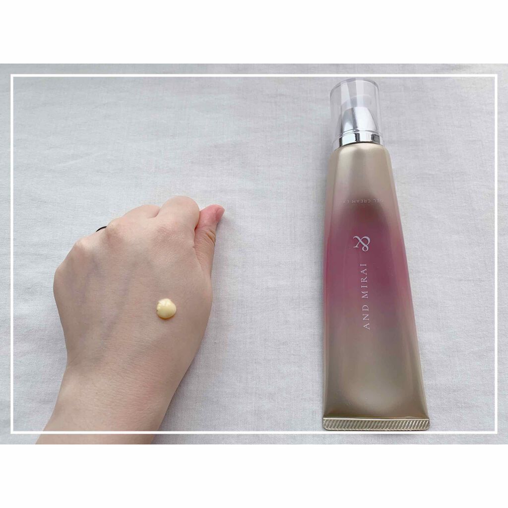 スキン アップ ジェルクリームEX/AND MIRAI/オールインワン化粧品を使ったクチコミ(3枚目)