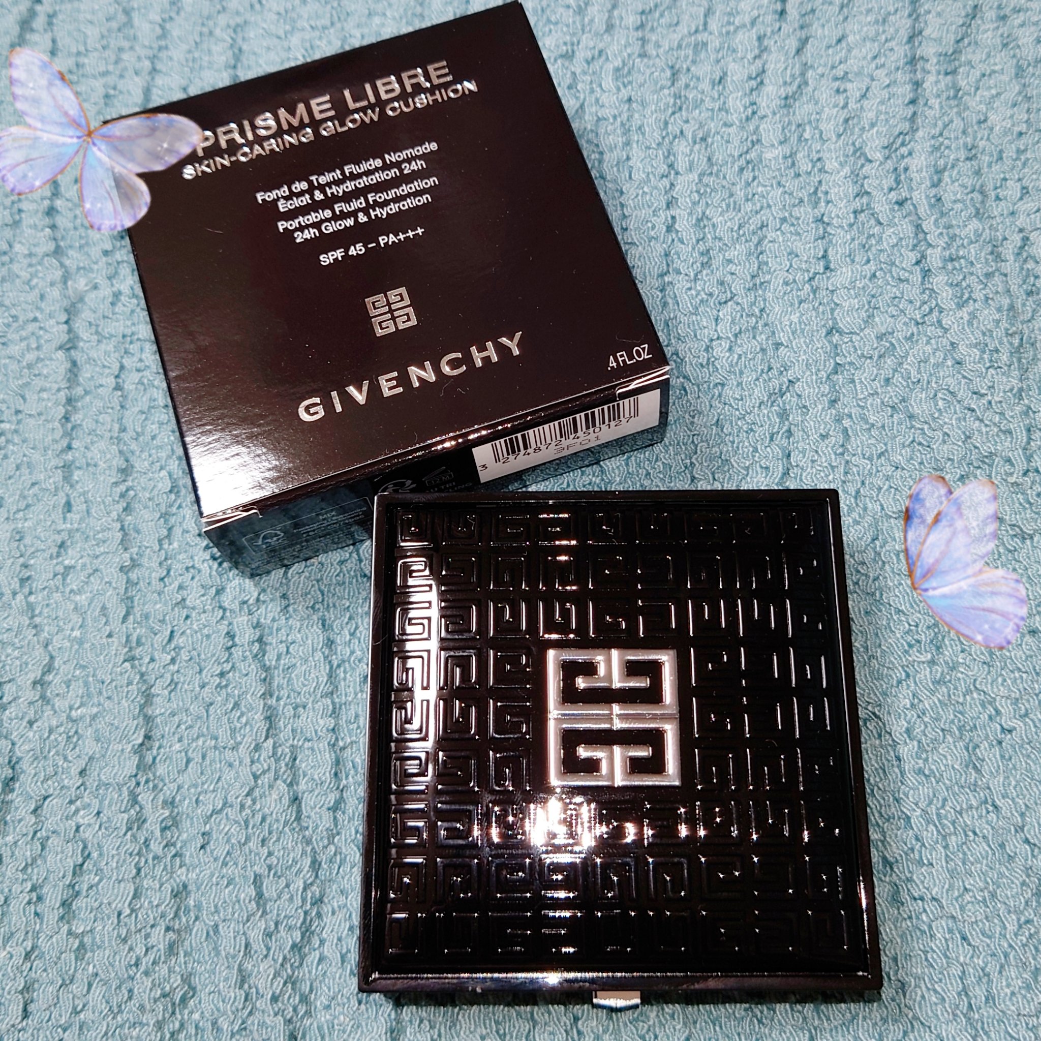 GIVENCHY プリズム・リーブル・スキンケアリング・グロウ・クッションのクチコミ「この間当たったGIVENCHYプリズム・リーブル・スキンケアリング・グロウ・クッションのみのレ.....」（1枚目）