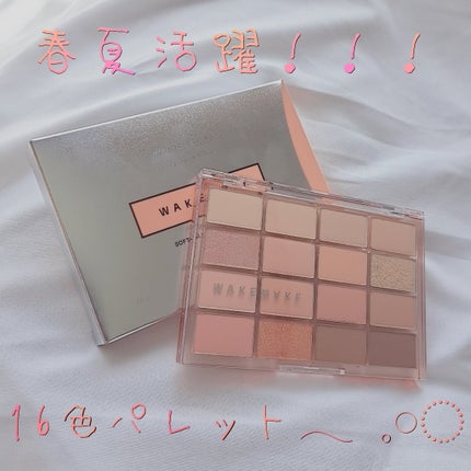 ソフトブラーリングアイパレット/wakemake/アイシャドウパレットを使ったクチコミ(1枚目)