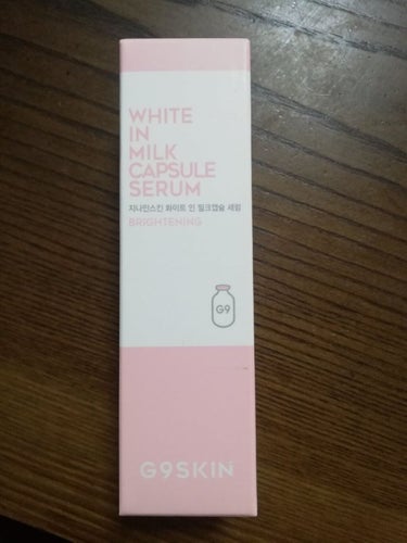 G9SKIN White In Milk Capsule Serumのクチコミ「G9 SKIN　White In Milk Capsule Serum

化粧水の後に使います.....」（1枚目）