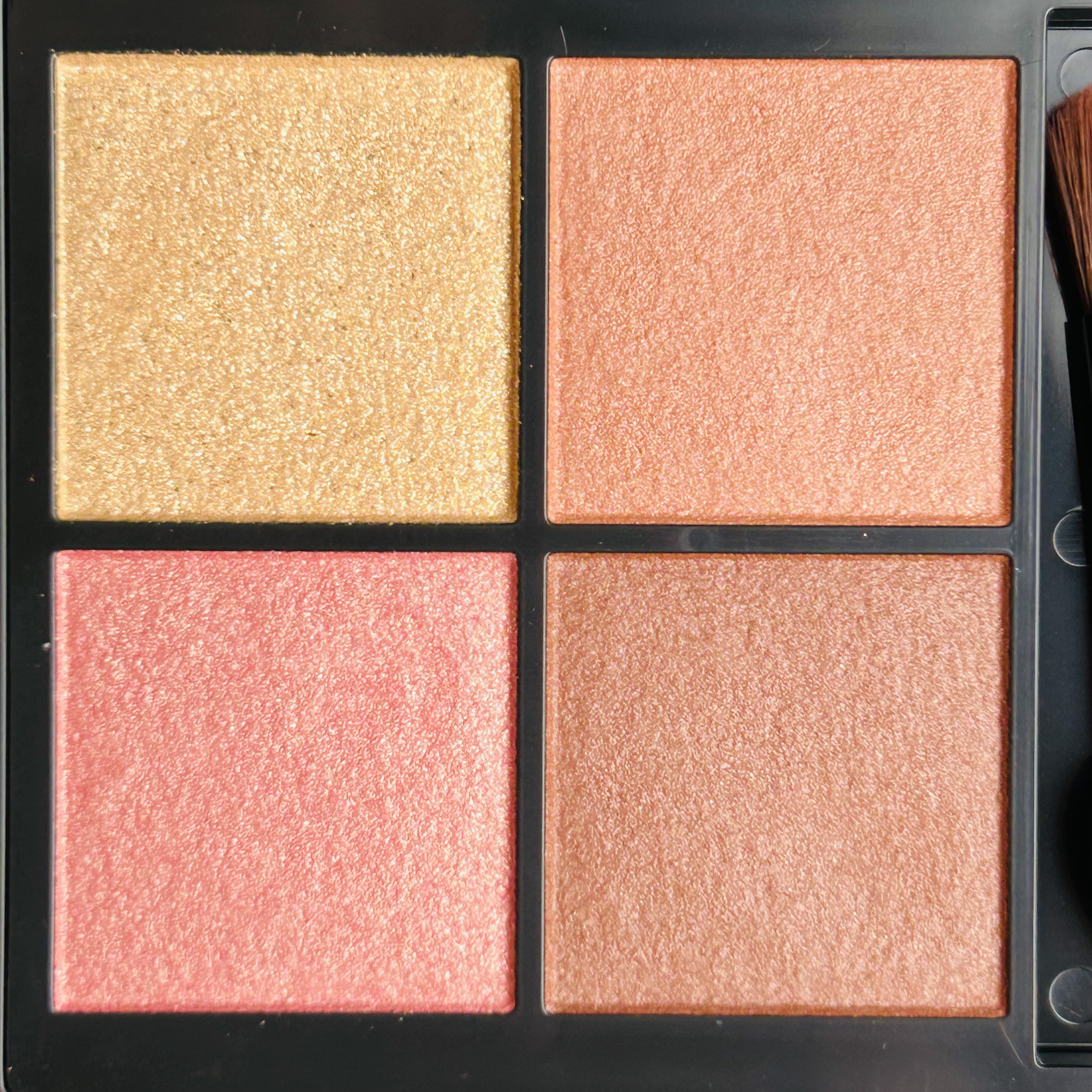 キスミー　フェルム　スタイリングアイパレット 02 アプリコットビジュー/キスミー フェルム/アイシャドウパレットを使ったクチコミ（3枚目）
