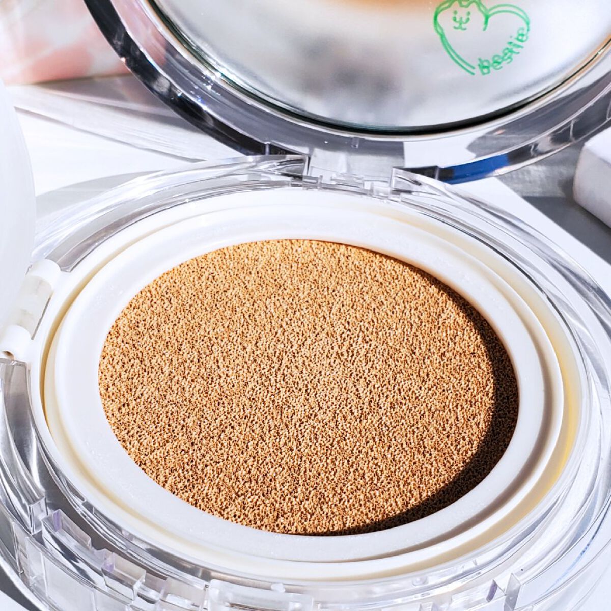 PERIPERA ムードヴィーガングロークッションのクチコミ「【PERIPERA】ムードヴィーガングロークッション
03 BEIGE

発売してすぐ買ったけ.....」（3枚目）