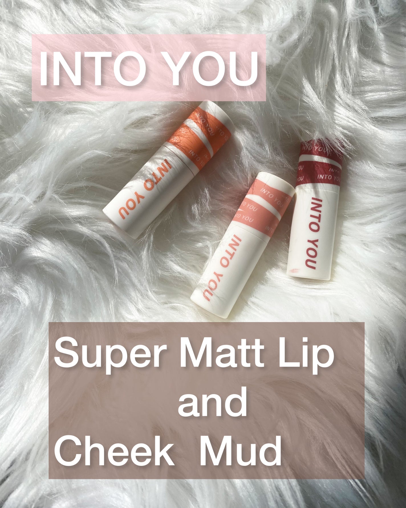 スーパーマットリップ&チークマッド/INTO U/口紅を使ったクチコミ(2枚目)