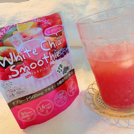 ぬこ@フォロバ100 on LIPS 「·ホワイトチアスムージー レッドミックス内容量¦50g(約5-..」(4枚目)