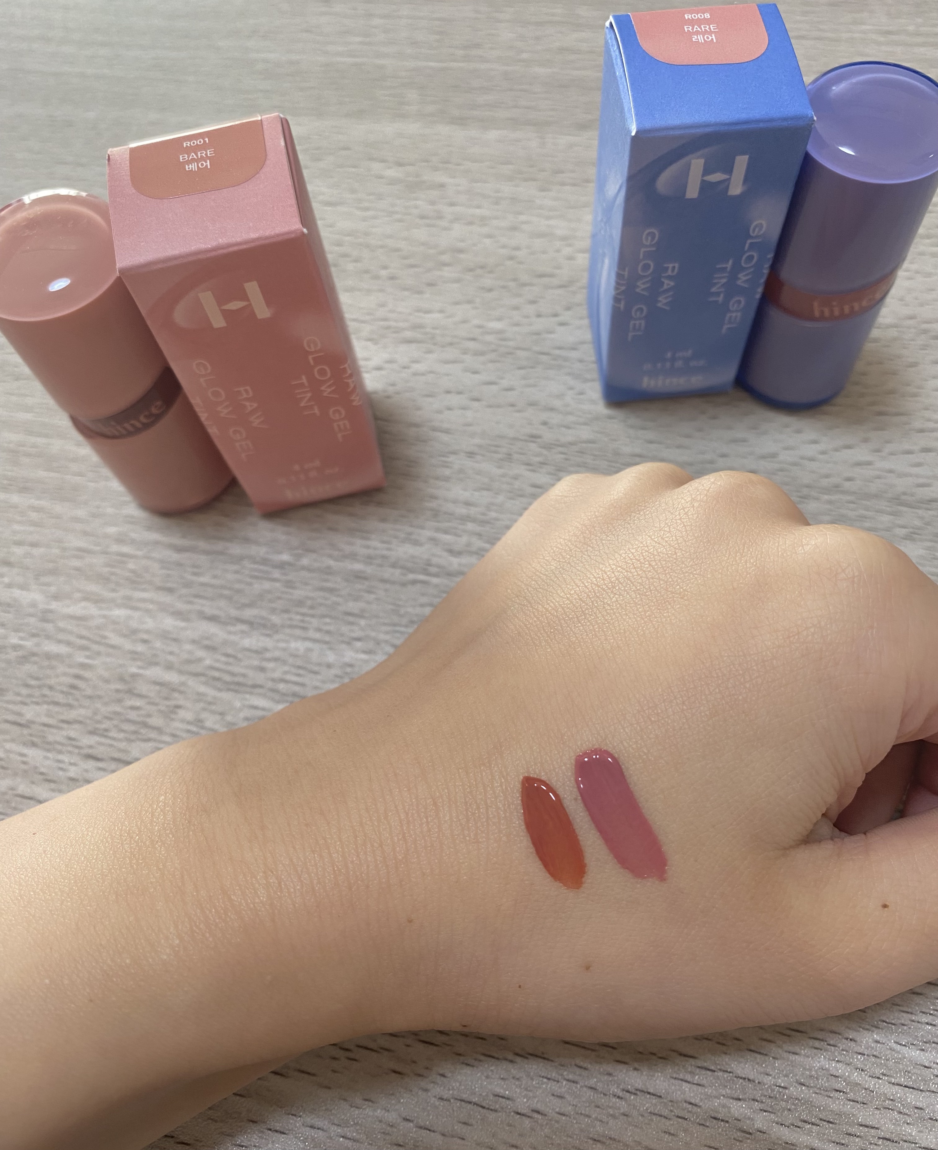 ロウグロウジェルティント/hince/リップティントを使ったクチコミ（2枚目）