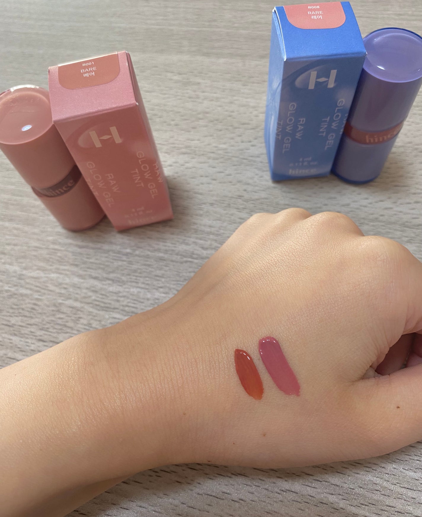 ロウグロウジェルティント/hince/リップティントを使ったクチコミ(2枚目)