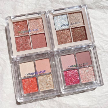 TWINKLE POP Pearl Flex Glitter Eye Palette ヘイ、ブラウン/CLIO/アイシャドウパレットを使ったクチコミ（2枚目）