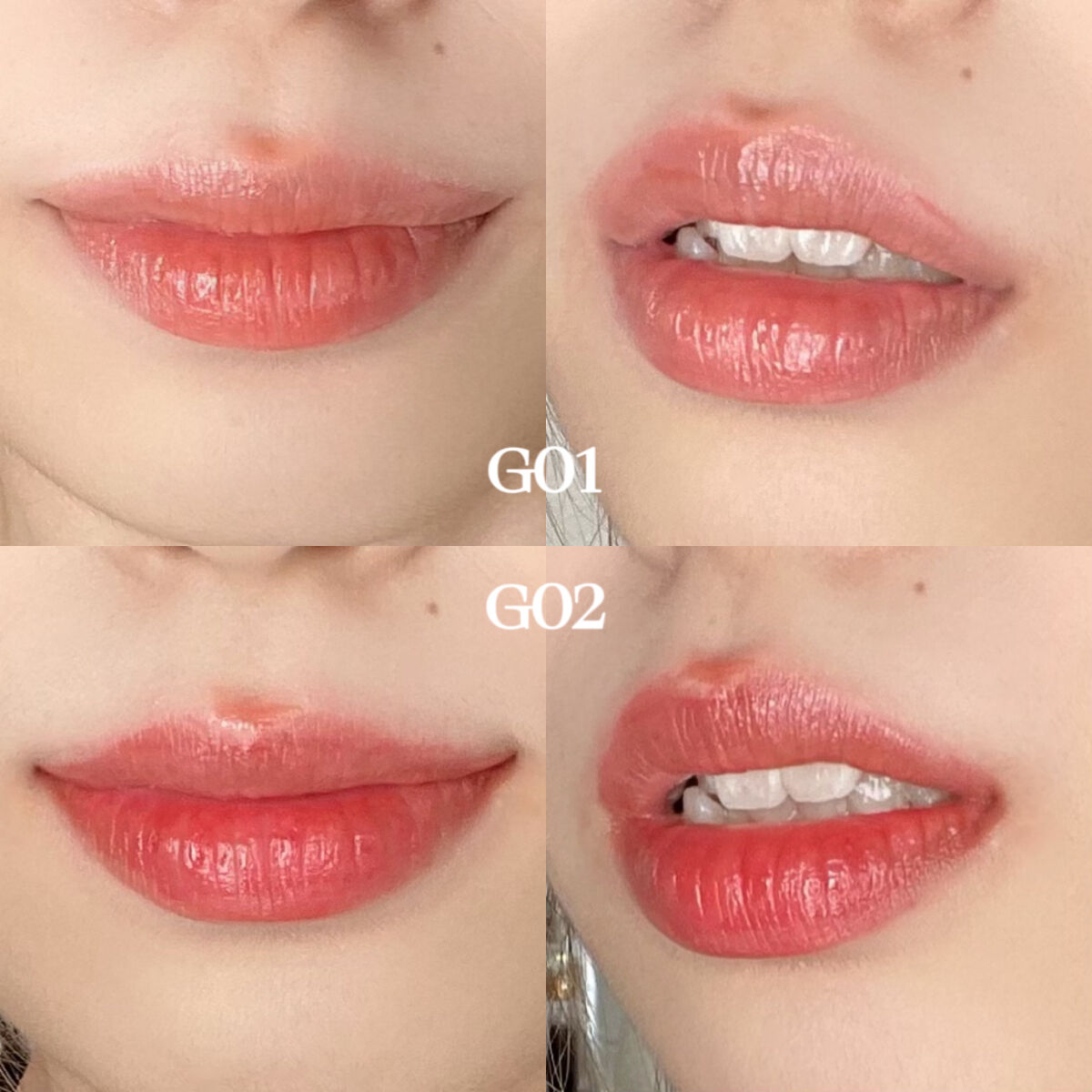 グリスニングウォータリングティント/FlowerKnows/リップティントを使ったクチコミ（2枚目）