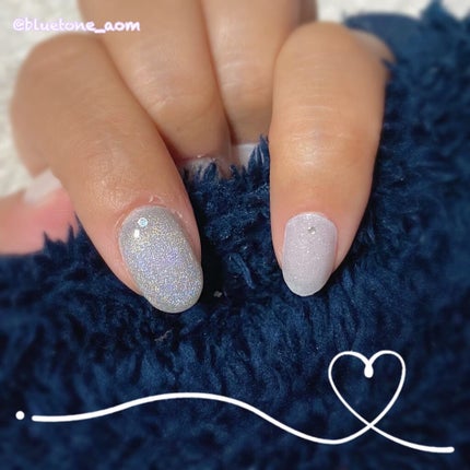 ネイルフィット ジェルネイルシール 白銀の雪舞い/GELATO FACTORY/ネイルシールの画像