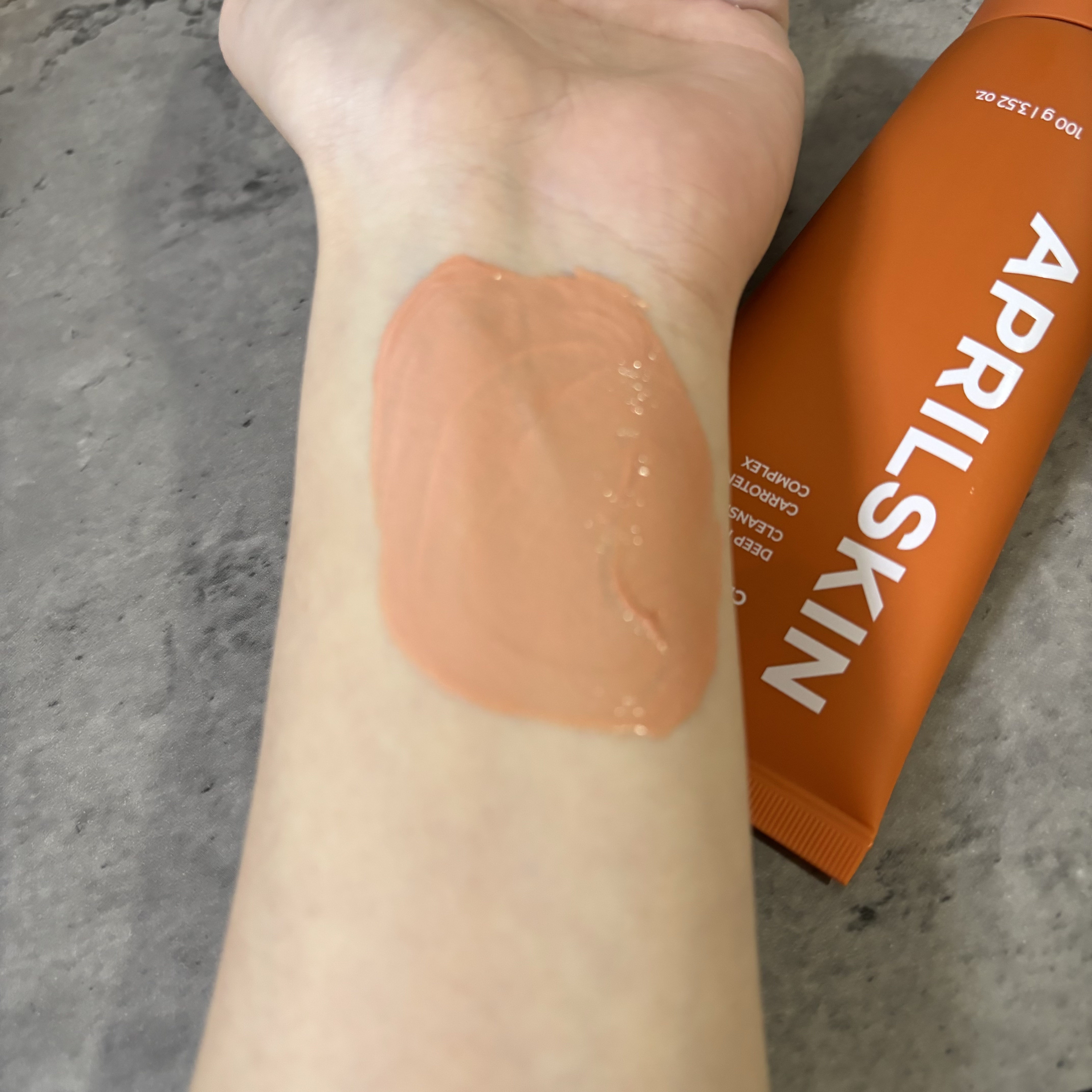 カロテン毛穴レスクレイパック/APRILSKIN/洗い流すパック・マスクを使ったクチコミ（3枚目）