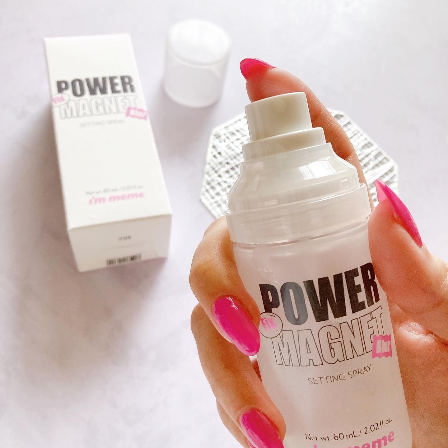 パワーマグネットセッティングスプレー/i’m meme/フィックスミストを使ったクチコミ（3枚目）