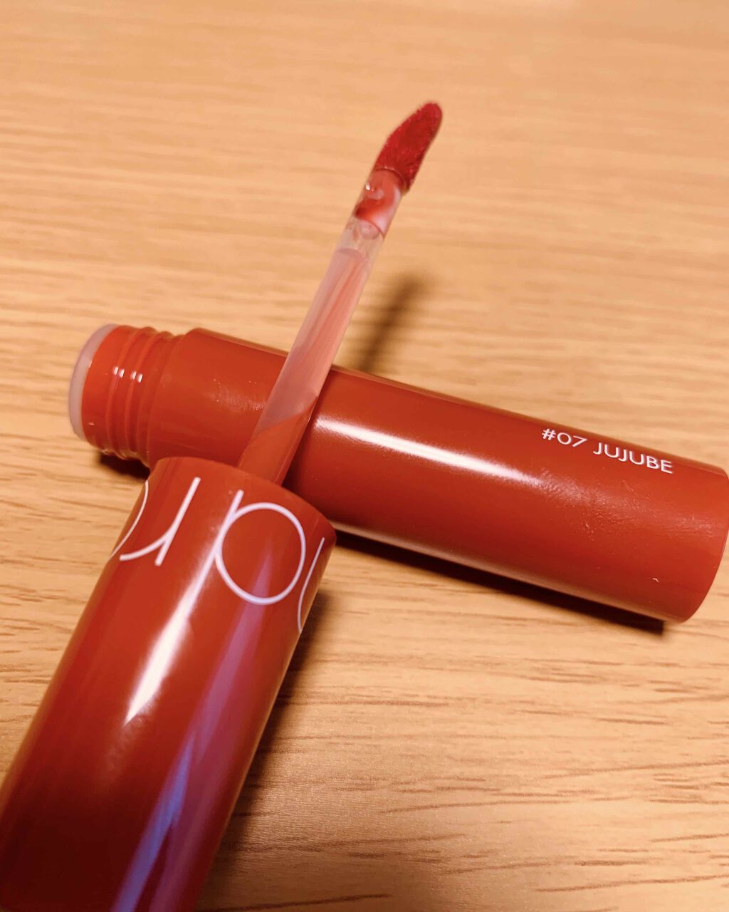 ジューシーラスティングティント/rom&nd/リップティントを使ったクチコミ（1枚目）