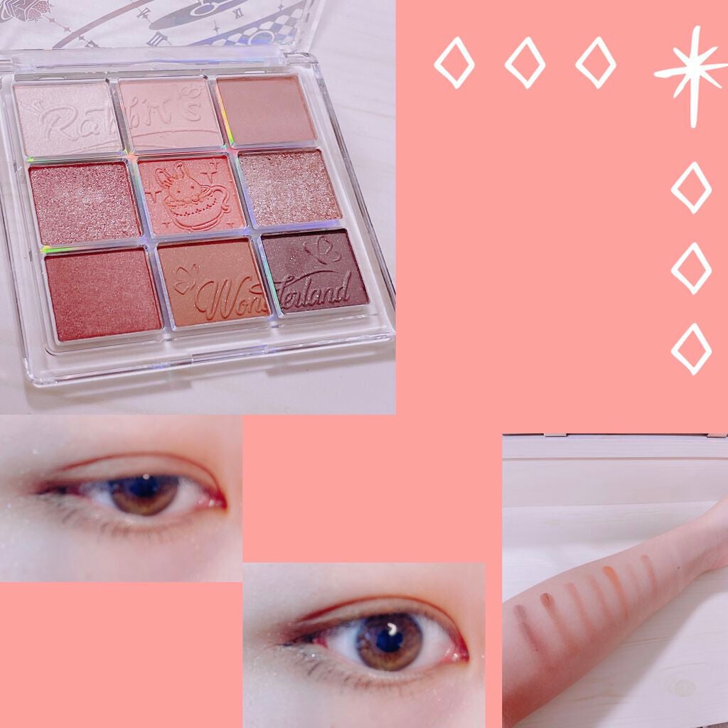 クォーツ 9色アイシャドウパレット(ドリームランドアイシャドウ)/ZEESEA/アイシャドウパレットを使ったクチコミ(4枚目)