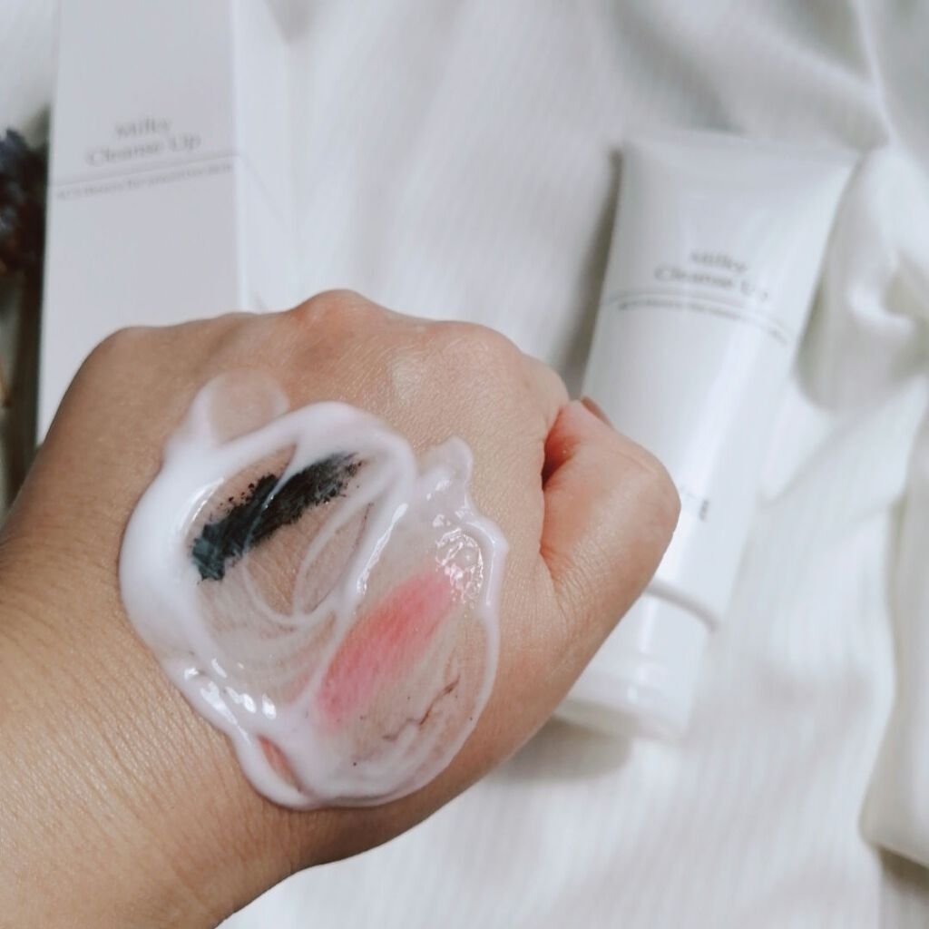 ミルキィ クレンズアップ/ACSEINE/ミルククレンジングを使ったクチコミ(3枚目)