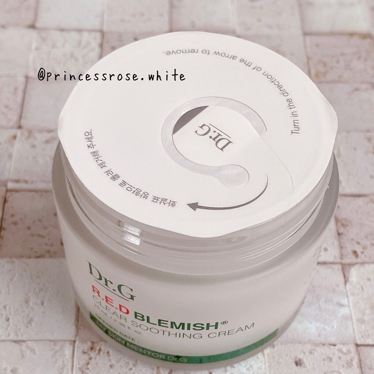 レッドブレミッシュ クリアスージングクリーム/Dr.G/フェイスクリームを使ったクチコミ（3枚目）