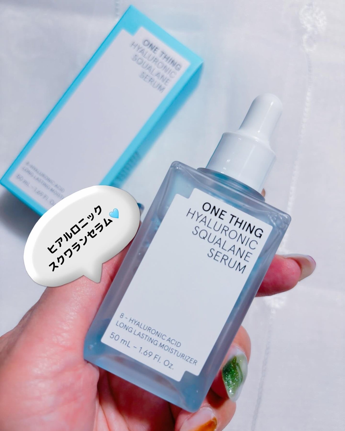 ヒアルロニックスクワランセラム/ONE THING/美容液を使ったクチコミ(2枚目)