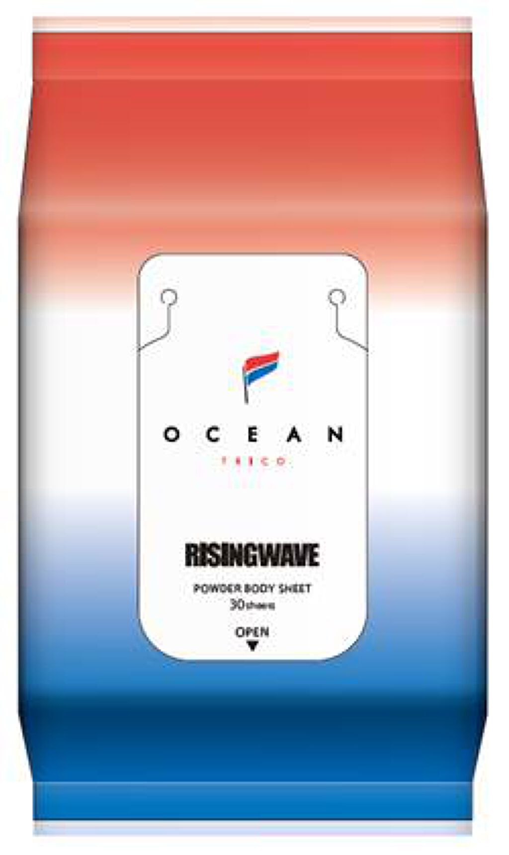 OCEAN TRICO パウダーボディシート ライトブルー