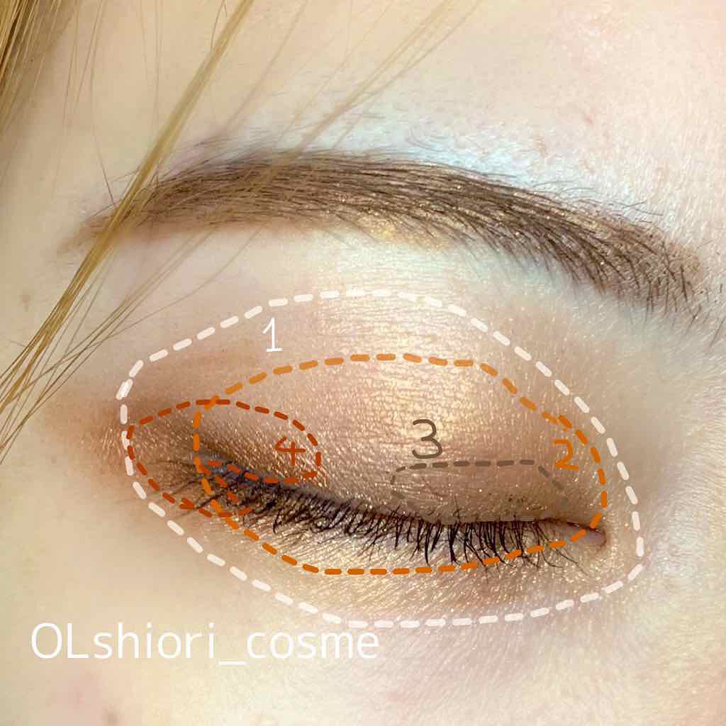 シルキースフレアイズ/キャンメイク/アイシャドウパレットを使ったクチコミ(2枚目)