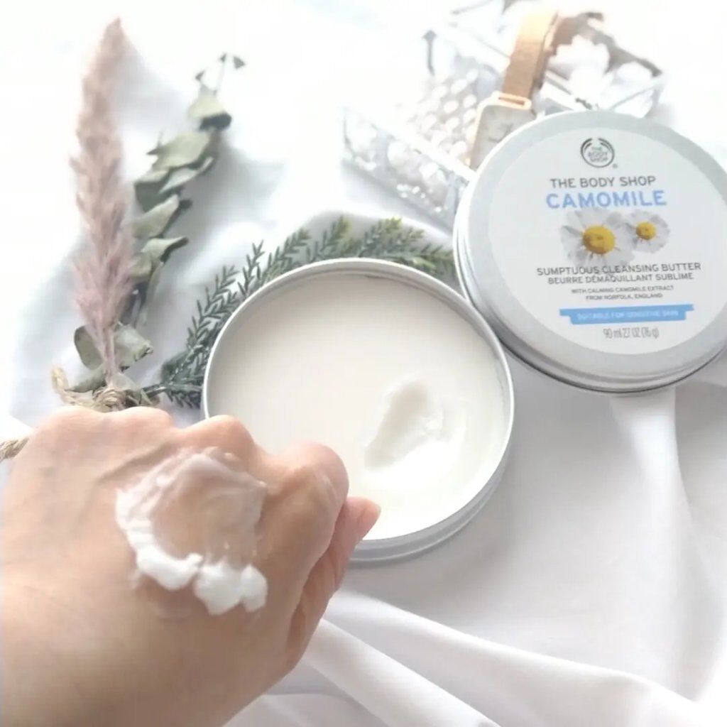 カモマイル サンプチュアス クレンジングバター/THE BODY SHOP/クレンジングバームを使ったクチコミ（3枚目）