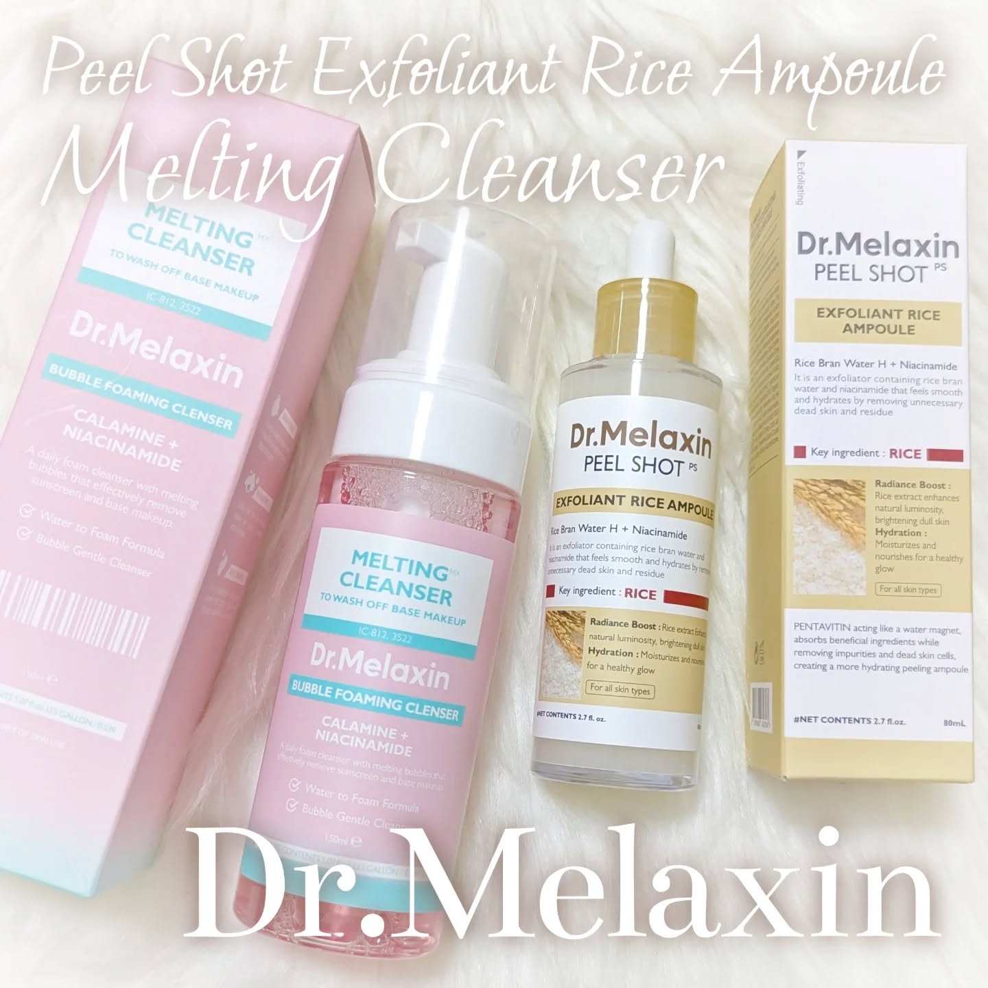 メルティングクレンザー/Dr.Melaxin/クレンジングウォーターを使ったクチコミ（1枚目）