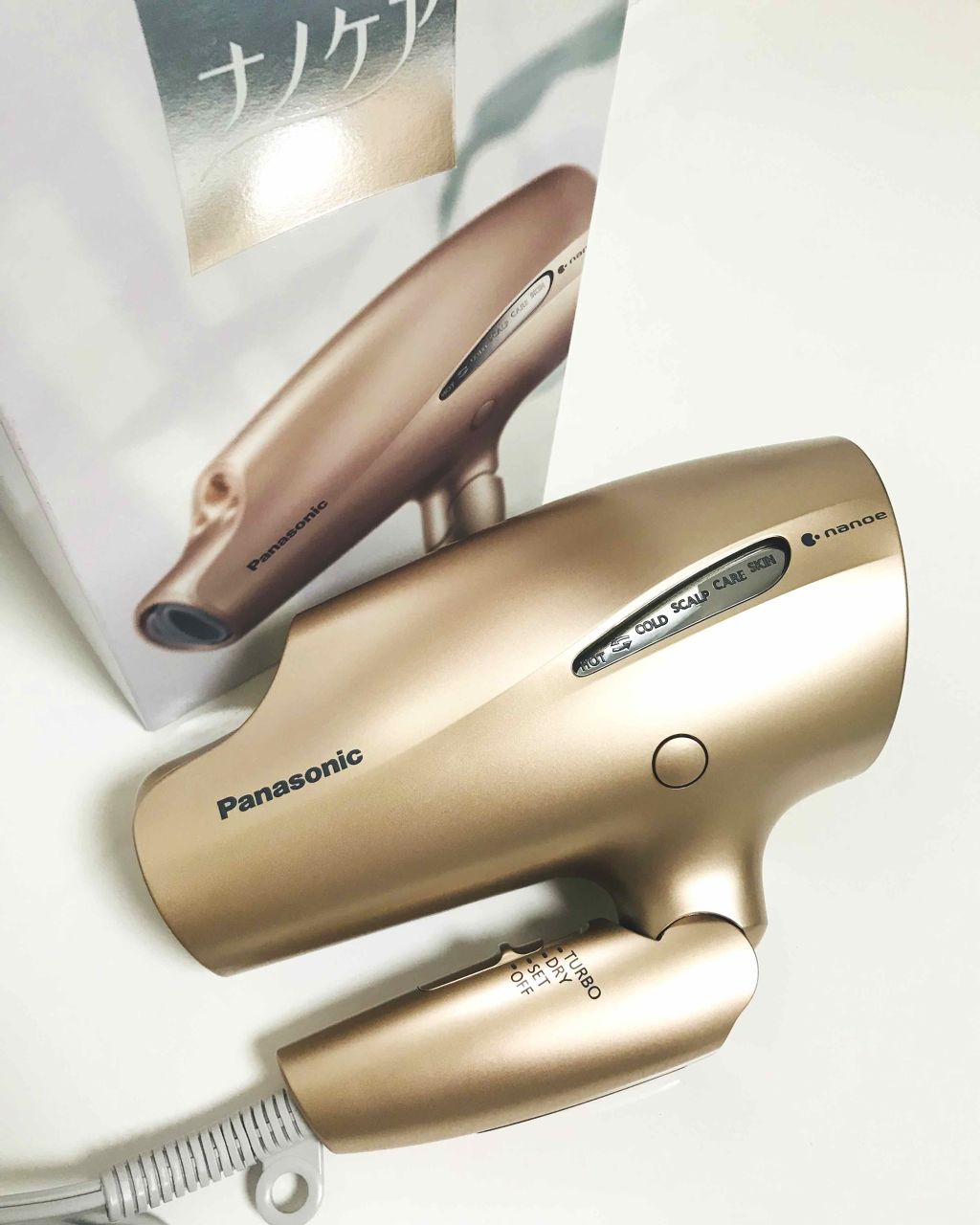 パナソニックヘアードライヤーナノケア/Panasonic/ドライヤーを使ったクチコミ（1枚目）