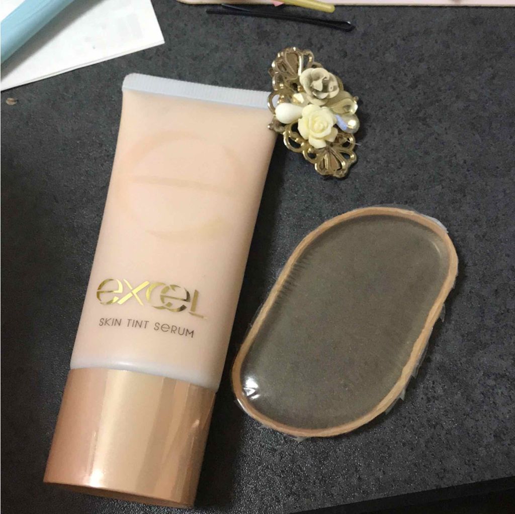 スキンティントセラム/excel/リキッドファンデーションを使ったクチコミ(1枚目)